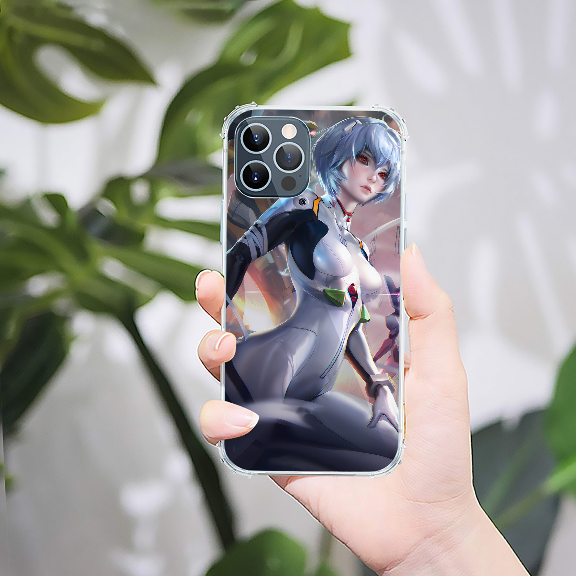 （画像用） EVA 新世紀エヴァンゲリオン 【iPhone 12シリーズ対応】透明スマホケース（クリアソフトケース）
